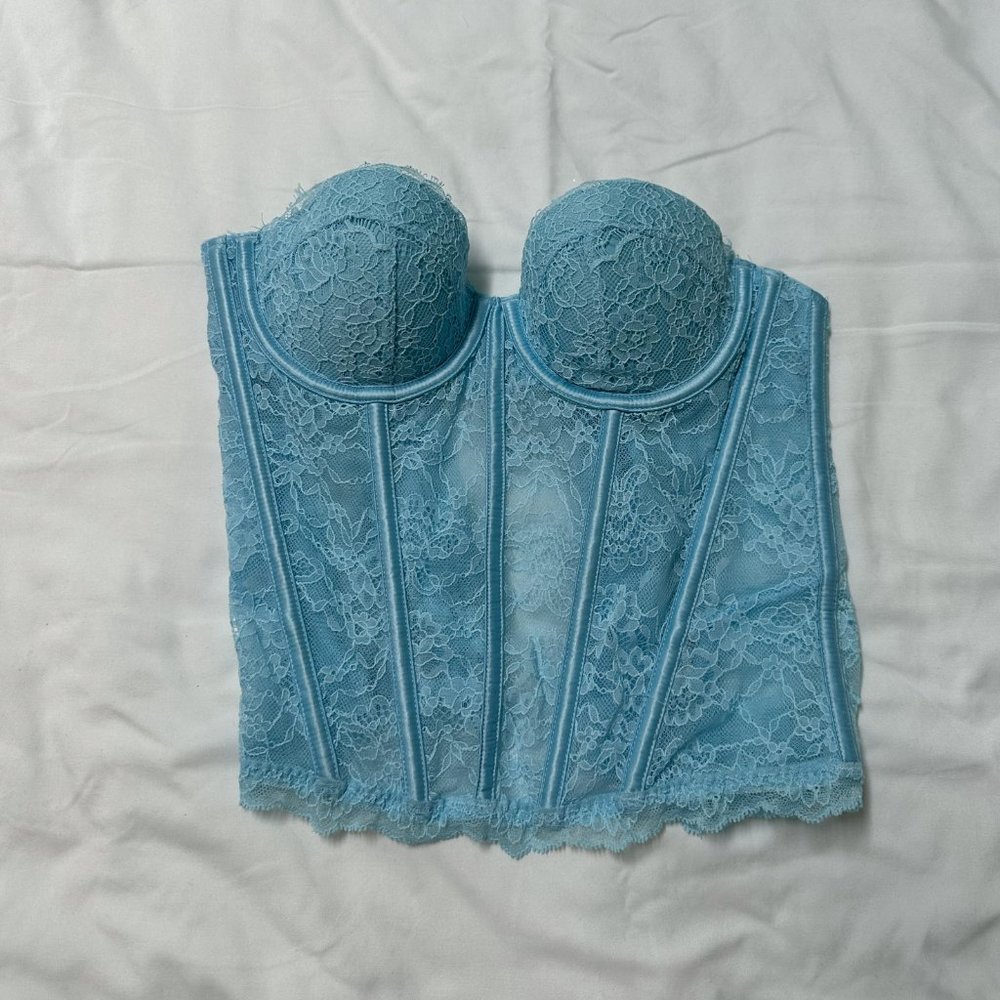 VICTORIA SECRET Push up Lace Corset Top Worn Once